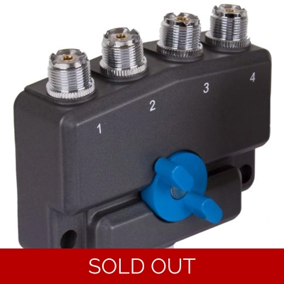 WATSON CX-SW4PL - 4 WAY SO239 COAX SWITCH